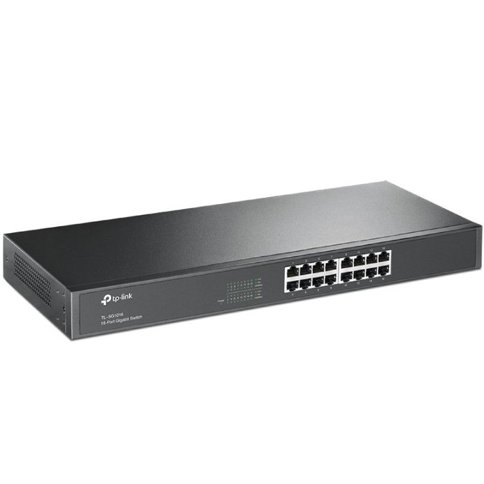 TP-Link TL-SG1016 V2 con 16 Puertos RJ-45 10/100/1000 Mbps TP-Link TL-SG1016 V2 con 16 Puertos RJ-45 10/100/1000 Mbps